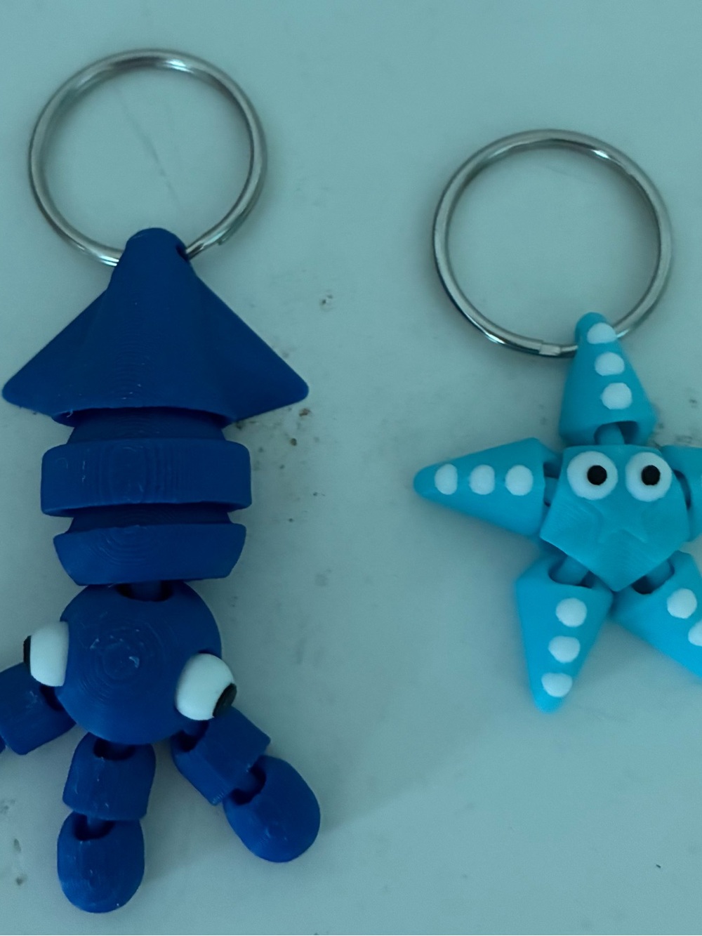 Kids Starfish & Octopus Keychain Toy ( and others)- Assorted Colors - Picture 2 of 5